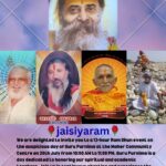 Guru Purnima Ram Dhun on Saturday 20 July 2024 at Maher Centre