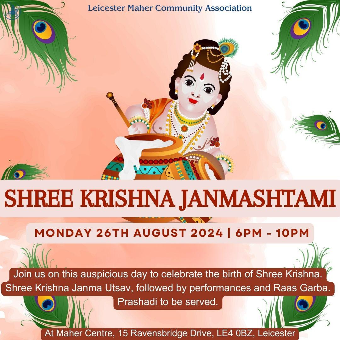 Janmashtami 2024 at Maher Centre Leicester