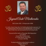 Jaymal Arshi Modhwadia passed away