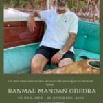 Ranmal Mandan Odedra passed away